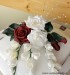 84-2. Svatební dort - růže, frézie